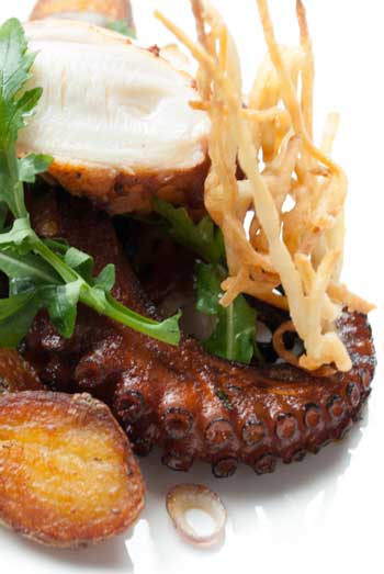 Grilled Octopus with Chapa Style Potatoes