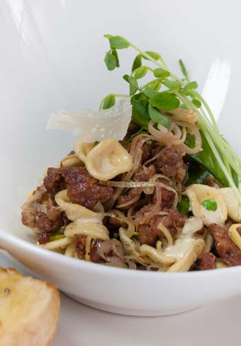 Italian Orecchiette with Sausage and Leeks