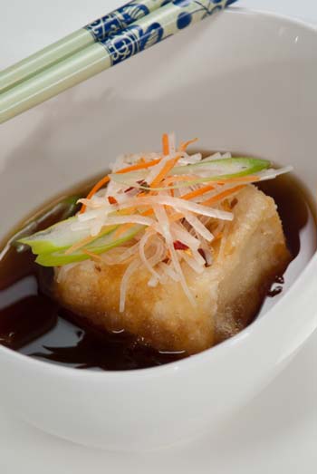 Photo of Deep Fried Tofu with Tempura Sauce
