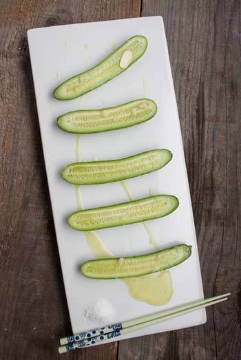 Photo of Smashed Cucumber Pickles
