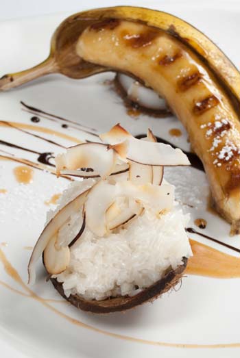 Photo of Grilled Bananas with Coconut Sticky Rice